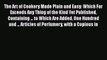 Read The Art of Cookery Made Plain and Easy: Which Far Exceeds Any Thing of the Kind Yet Published