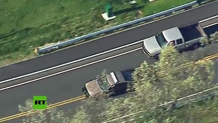 Así fue como estos policías atacaron a este presunto sospechoso