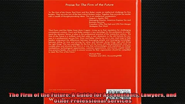 READ book The Firm of the Future A Guide for Accountants Lawyers and Other Professional Services Online Free