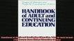 READ book  Handbook of Adult and Continuing Education 7by10inch format The JosseyBass Higher READ ONLINE