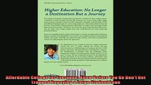 READ book  Affordable College for Everyone Know Before You Go Dont Get Trapped Repaying a Large  FREE BOOOK ONLINE