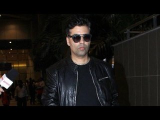 Karan Johar Spotted At Mumbai Airport