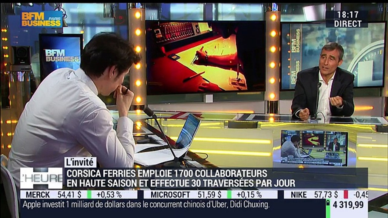 "Le ferry est la solution qui revient le moins cher pour découvrir la Corse ou la Sardaigne", Pierre Mattei - 13/05