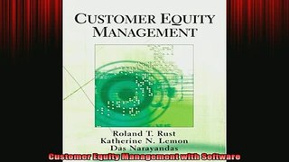 READ book  Customer Equity Management with Software Free Online