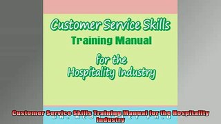 Downlaod Full PDF Free  Customer Service Skills Training Manual for the Hospitality Industry Free Online