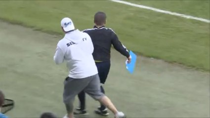 Drunk Czech Referee Had To Be Ejected During Pribram vs Slavia Praha!