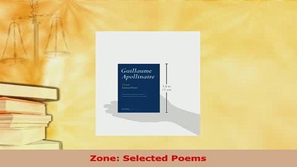 Download  Zone Selected Poems  EBook