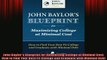 EBOOK ONLINE  John Baylors Blueprint for Maximizing College at Minimal Cost How to Find Your Best Fit READ ONLINE