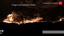 Espagne: incendie d'une gigantesque décharge sauvage de pneus