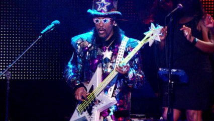 Bootsy Collins James Brown's bassist Stretchin out Live HD270 m2 Basscover3 Bob Roha