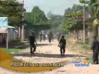 PIQUETES DE VIOLENCIA - PUCALLPA