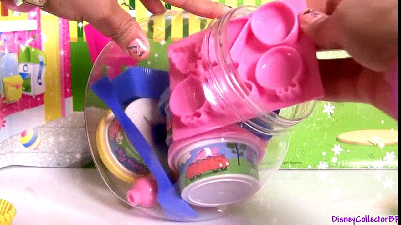 Play Doh Peppa Pig Cupcake Maker NEW Dough Candy Container Playset by DisneyCollector Toychannel | HD