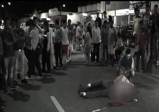 Policía se entrega luego de atropellar a un anciano