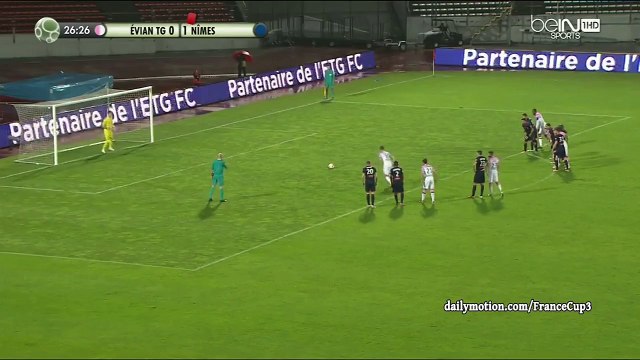 Kevin Hoggas Goal HD - Evian TG 1-1 Nimes - 13-05-2016