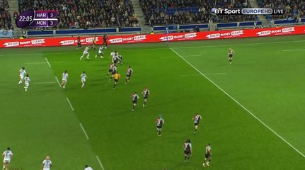30 meters pass from Francois steyn creates mogg's try