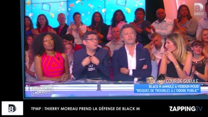 TPMP : Thierry Moreau prend la défense de Black M face à Robert Ménard (Vidéo)
