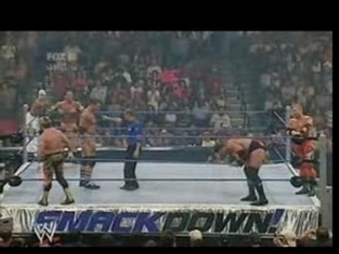 Rey Mysterio & Batista & Benoit Vs Jbl & Cristian & Eddie(Ma
