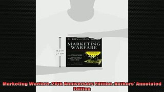 READ book  Marketing Warfare 20th Anniversary Edition Authors Annotated Edition Full EBook