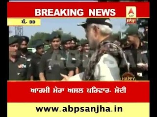 PM Modi celebrates Diwali with Army