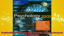 READ book  DecisionGdGradPrg Psych 2003 Petersons Graduate Programs in Psychology  FREE BOOOK ONLINE