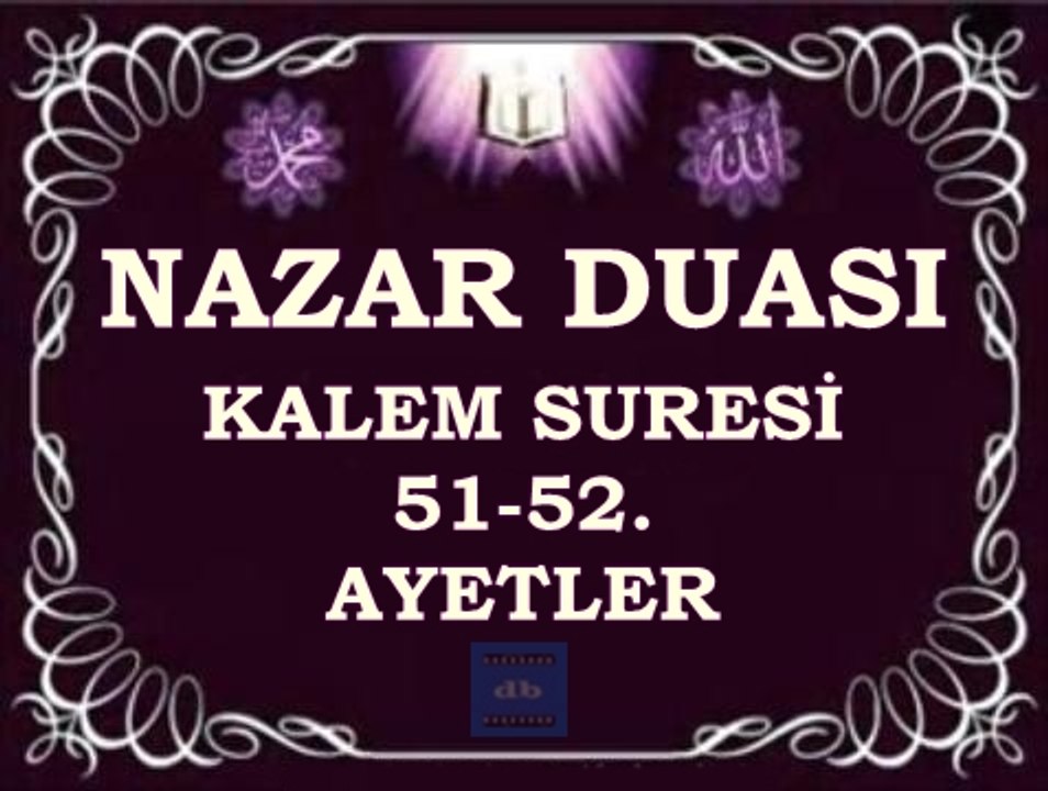 NAZAR DUASI DİNLE