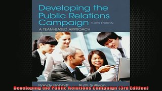 READ book  Developing the Public Relations Campaign 3rd Edition Full Free