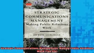 READ book  Strategic Communications Management Making Public Relations Work The Eiu Free Online