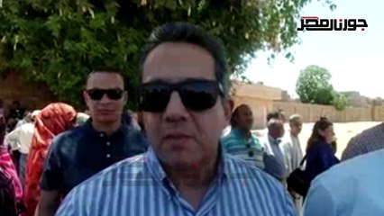 وزير الاثار : مشروعات متعددة  لتخفيض المياه الجوفية في عدة معابد اثرية