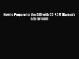 Download How to Prepare for the GED with CD-ROM (Barron's GED (W/CD)) PDF Free