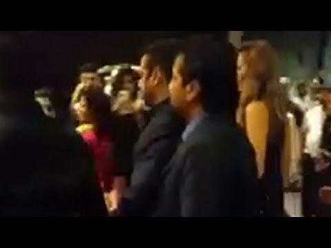 Salman Khan With Girlfriend Lulia Vantur At Preity Zinta's Wedding Reception 2016