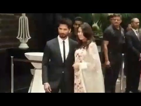 Shahid Kapoor And Mira Rajput At Preity Zinta's Wedding Reception