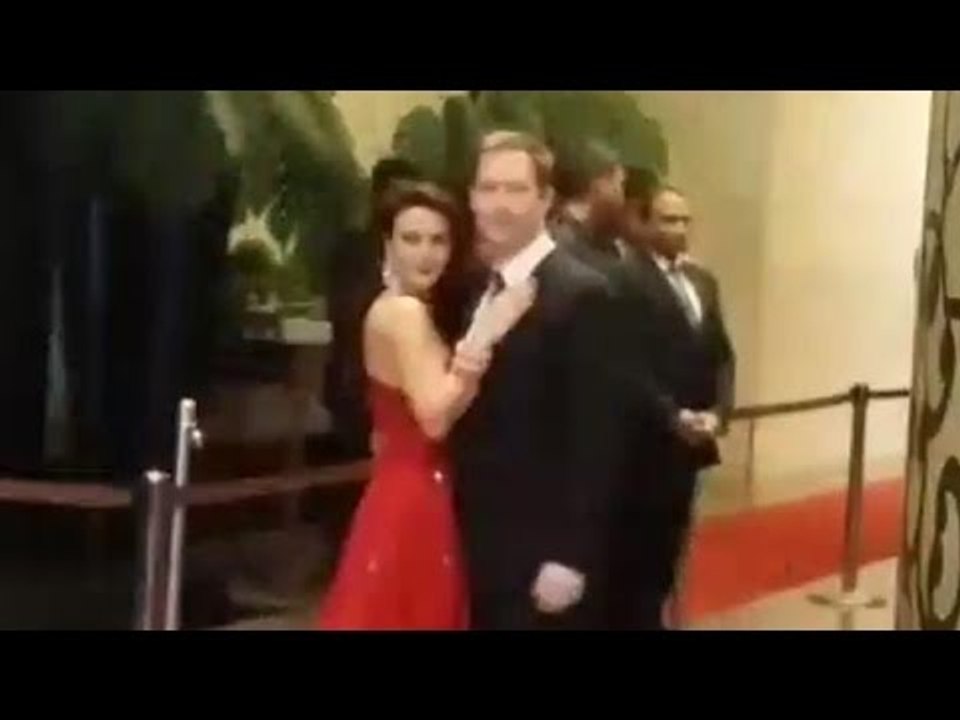 Preity Zinta With Husband Gene Goodenough At Her Wedding Reception 2016