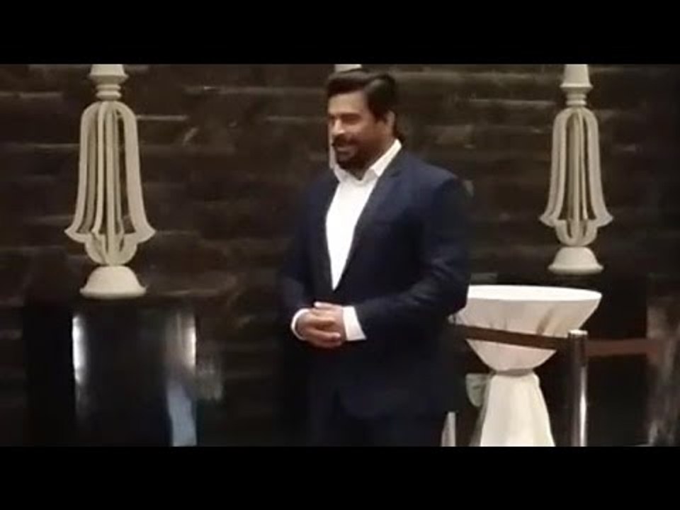 R. Madhavan At Preity Zinta's Wedding Reception 2016
