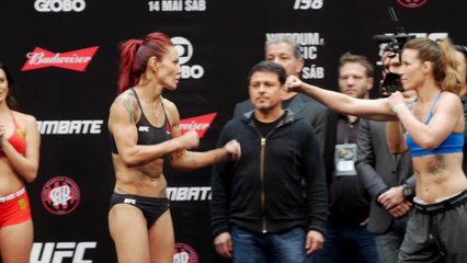 UFC 198 weigh-in highlight