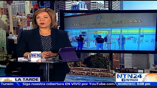 De sorpresa llegaron los estudiantes venezolanos al CNE para exigir celeridad en el proceso revocatorio