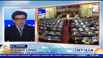 Anuncio sobre blindaje jurídico de acuerdos de paz en Colombia dejó “una enorme confusión”: senadora Claudia López a NTN24