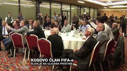Kosovo član FIFA-e, slavlje na ulicama Prištine