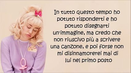 Miley Cyrus - BB Talk (traduzione ita)