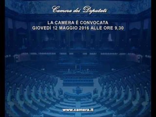 Roma - Camera - 17^ Legislatura - 623^ seduta (12.05.16)
