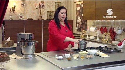 أوبيرا _ طريقة عمل تحلية بالتفاح و الشوكولا البيضاء Samira Tv