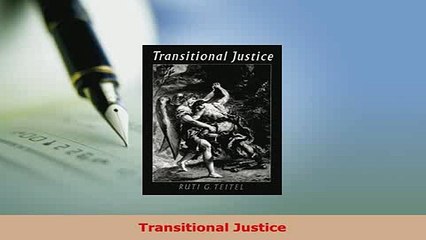 Download  Transitional Justice  EBook