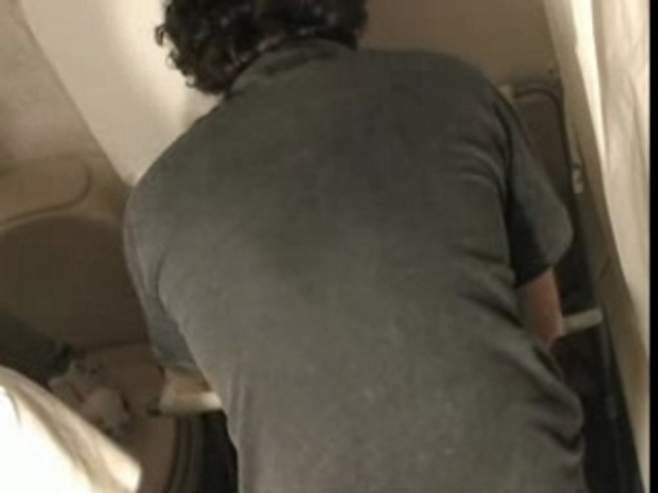 Primer Baño de Santino!!