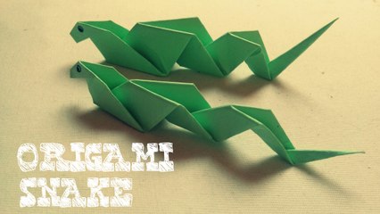 Origami - Origami Snake - Serpent en Origami
