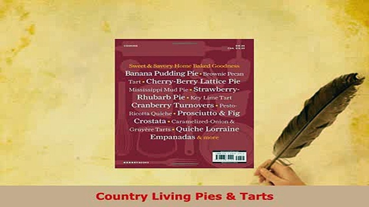 PDF  Country Living Pies  Tarts Read Full Ebook