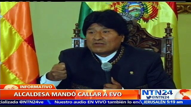 ¿Por qué no te callas? : alcaldesa chilena a Evo Morales en respuesta a recientes críticas contra su país