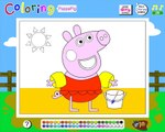 PEPPA PIG EN LA PLAYA ★★★ NUEVO Dibujo para colorear GRATIS