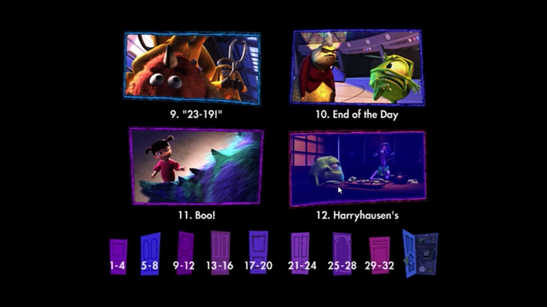 Monsters Inc 02 Dvd Walkthrough Disc 1 Video Dailymotion