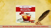 Download  Bowle Die beliebtesten Rezepte German Edition Download Online