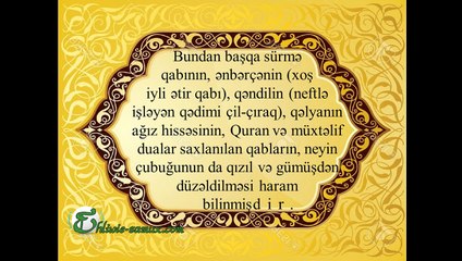 Qablardan istifade etmek haqqinda