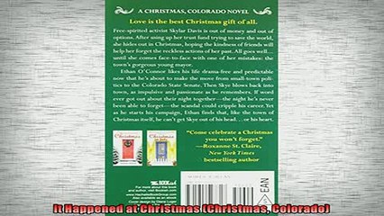 READ book  It Happened at Christmas Christmas Colorado  FREE BOOOK ONLINE